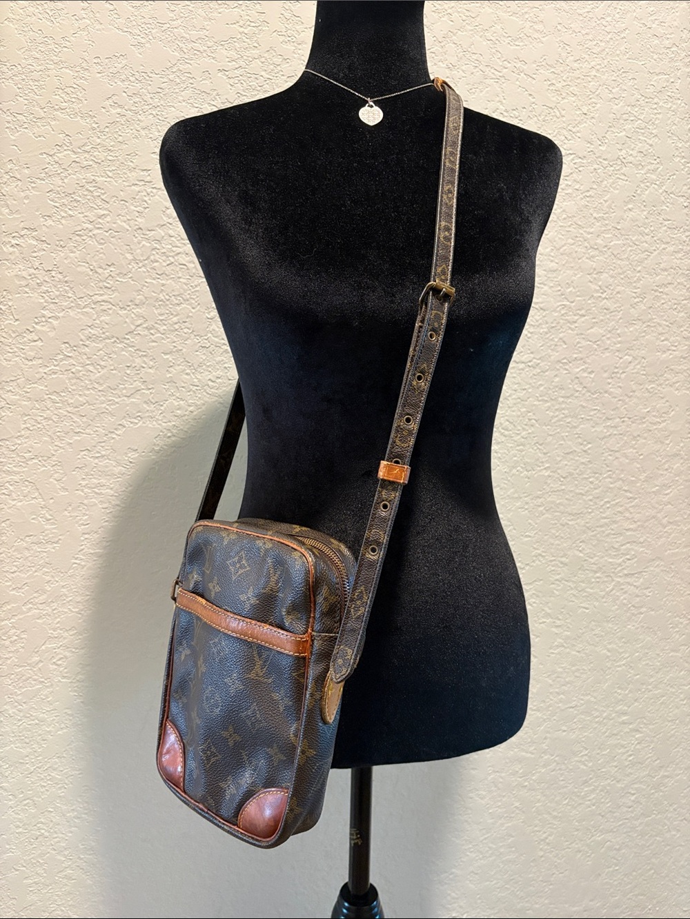 Louis Vuitton Danube Mini Brown Monogram LV Crossbody Bag